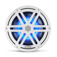JL M3-770X-S-Gw-i 7.7" Marine Coaxial Speakers, White Sport Grilles with RGB LED Lighting